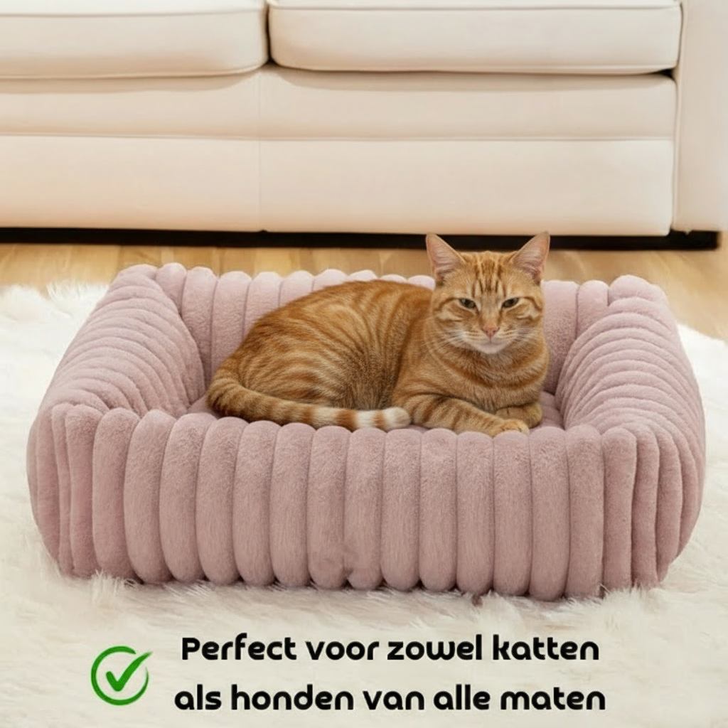 Orthopedisch Bolsterbed – Perfect zowel voor hond als kat.
