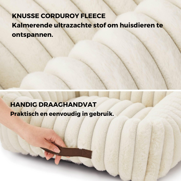Orthopedisch Bolsterbed – Perfect zowel voor hond als kat.