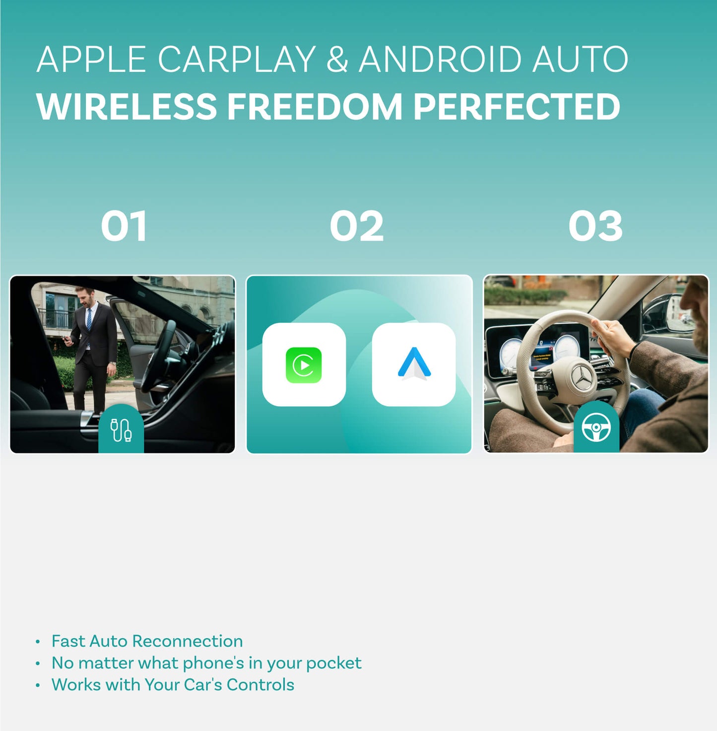 Ultra Wireless CarPlay/Android auto
