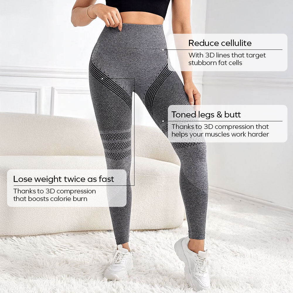 3D Legging | Grijs