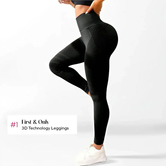 3D Legging | Zwart